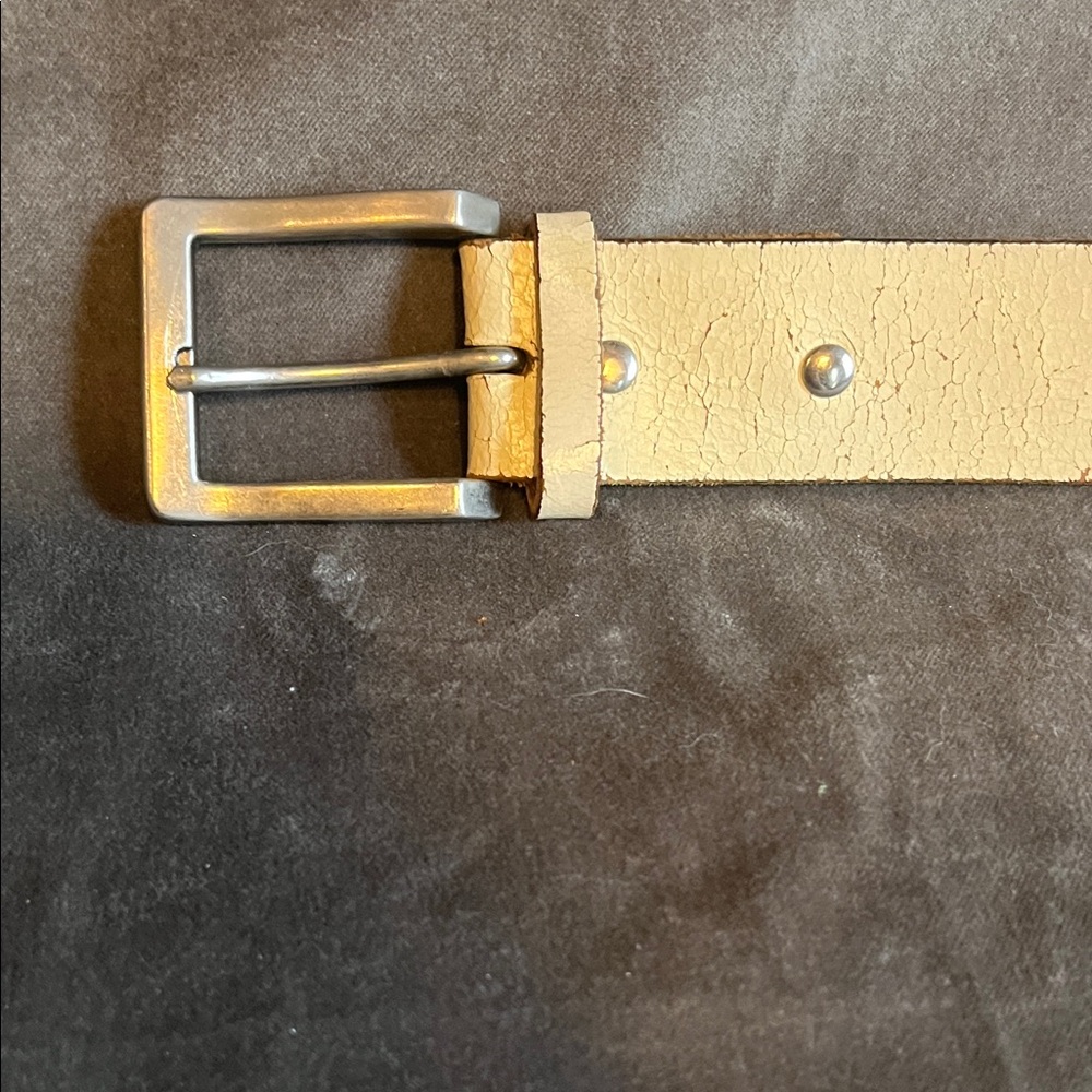 Tan Leather Men's Belt